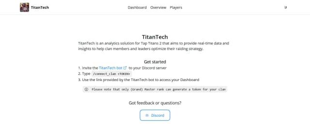 TitanTech Dashboard